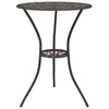 Bistrosett 3 deler støpt aluminium bronse