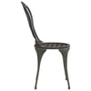Bistrosett 3 deler støpt aluminium bronse