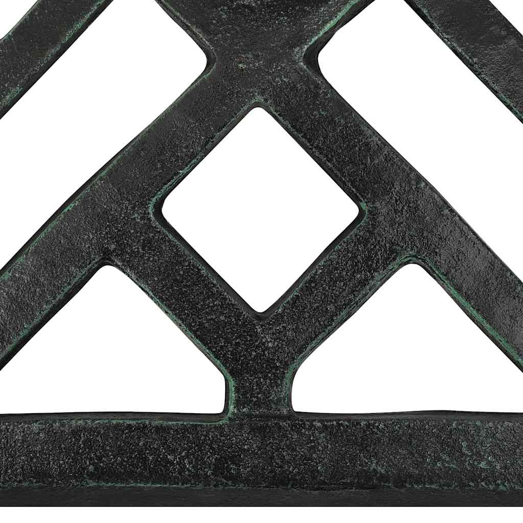 Parasollbase grønn 44x44x31 cm støpejern vidaXL