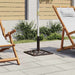 Parasollbase bronse 44x44x31 cm støpejern vidaXL