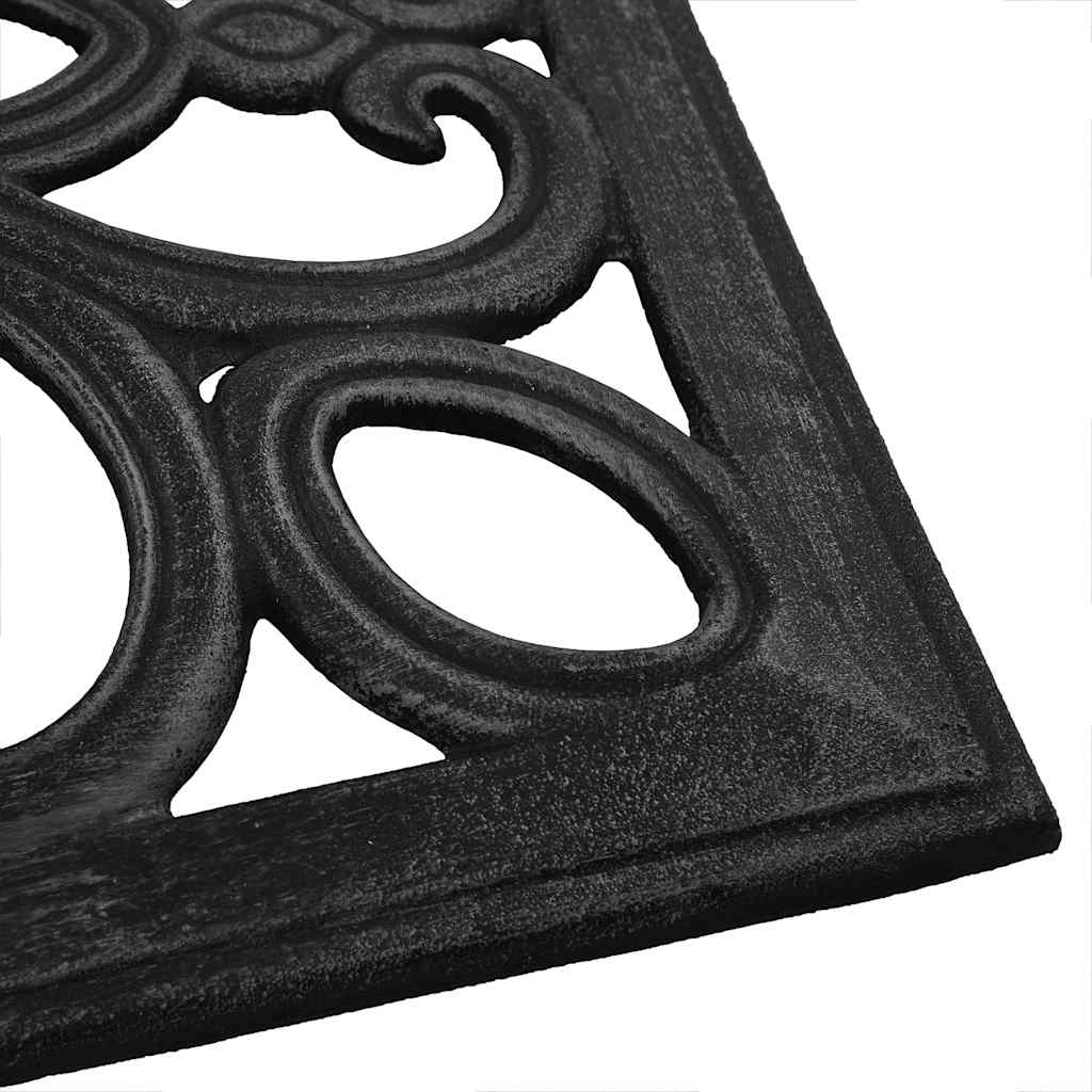 Parasollbase svart 47x47x33 cm støpejern vidaXL