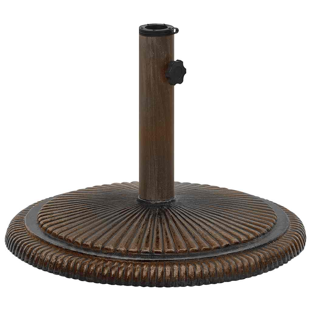 Parasollbase bronse 45x45x30 cm støpejern