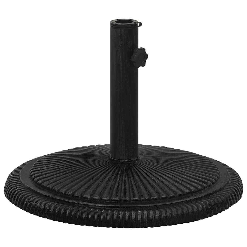 Parasollbase svart 45x45x30 cm støpejern vidaXL