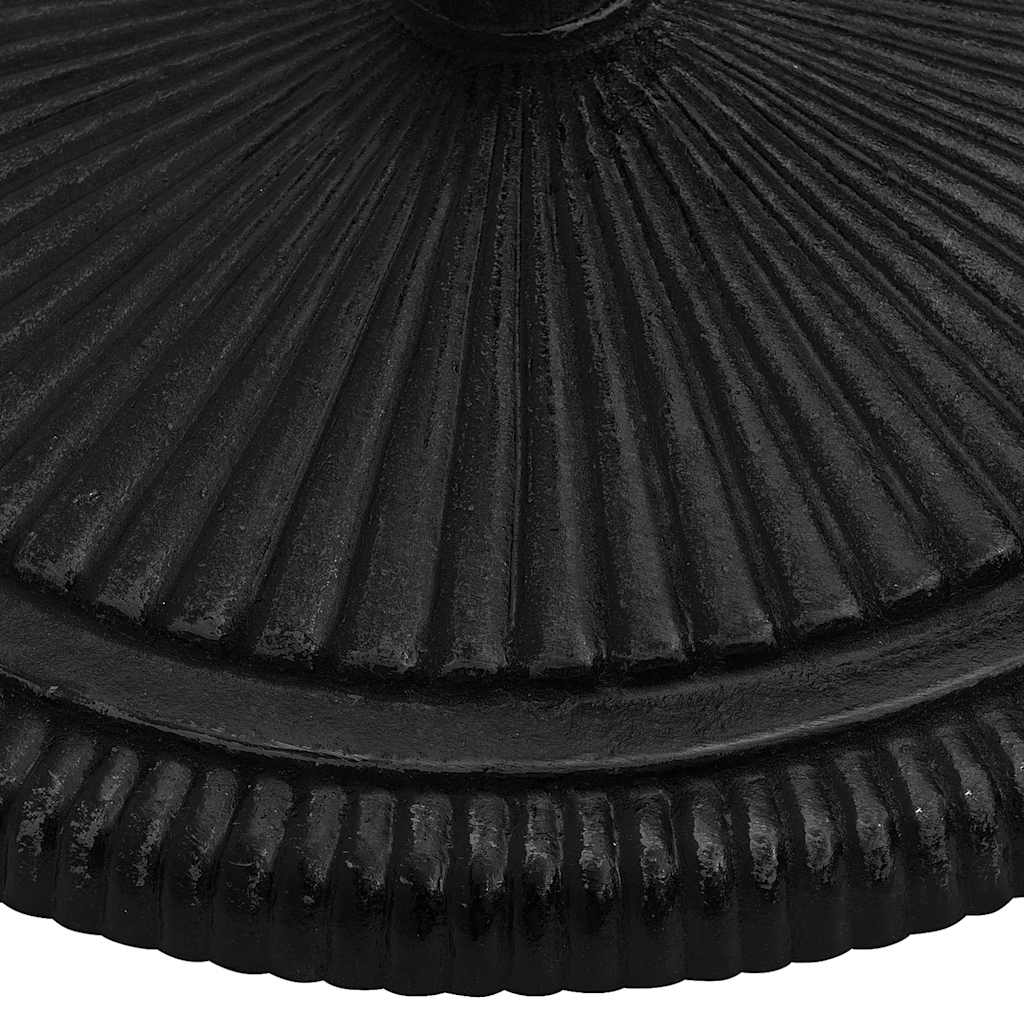 Parasollbase svart 45x45x30 cm støpejern vidaXL
