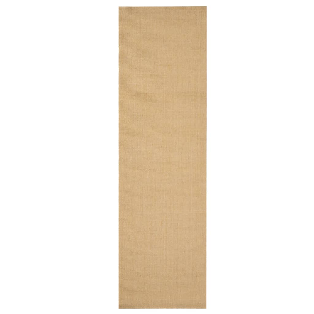 Teppe naturlig sisal 100x350 cm