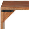 Vegghylle 40x30x40 cm heltre akasie