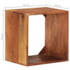 Vegghylle 40x30x40 cm heltre akasie