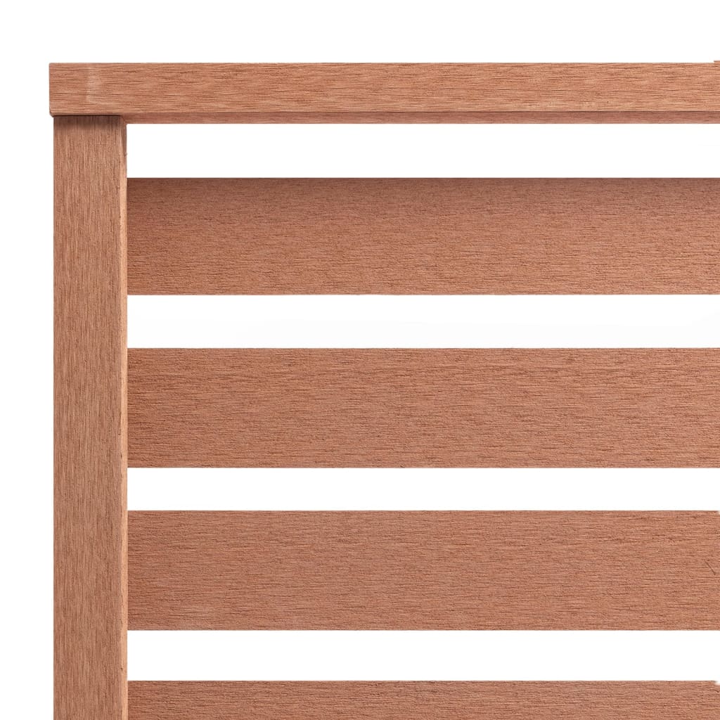 Gjerdepanel WPC 180x180 cm brun