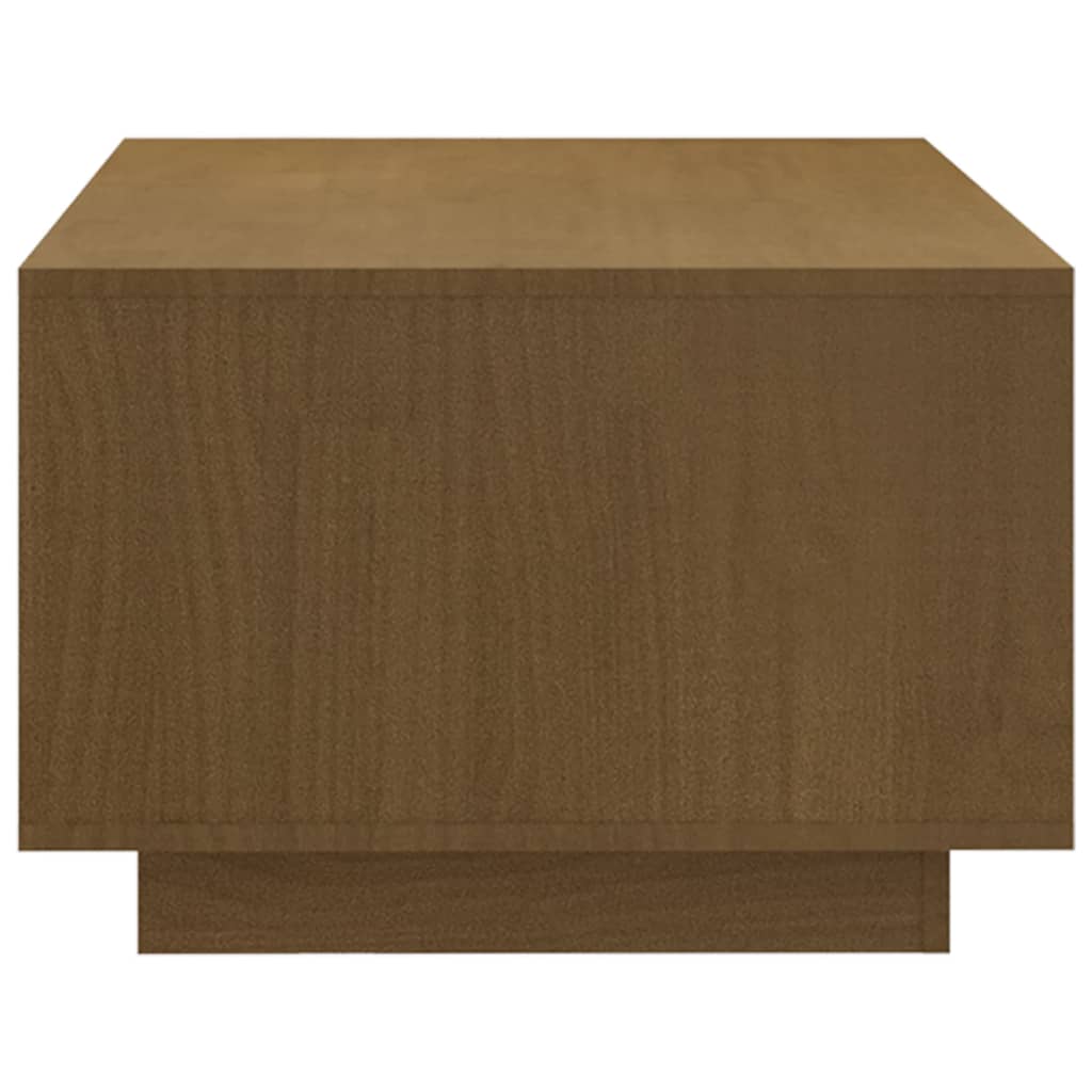 Salongbord 110x50x33,5 cm heltre furu honningbrun