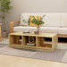 Salongbord 110x50x34 cm heltre furu