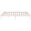 Sengeramme hvit heltre furu 140x190 cm