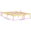 Sengeramme heltre 150x200 cm King Size