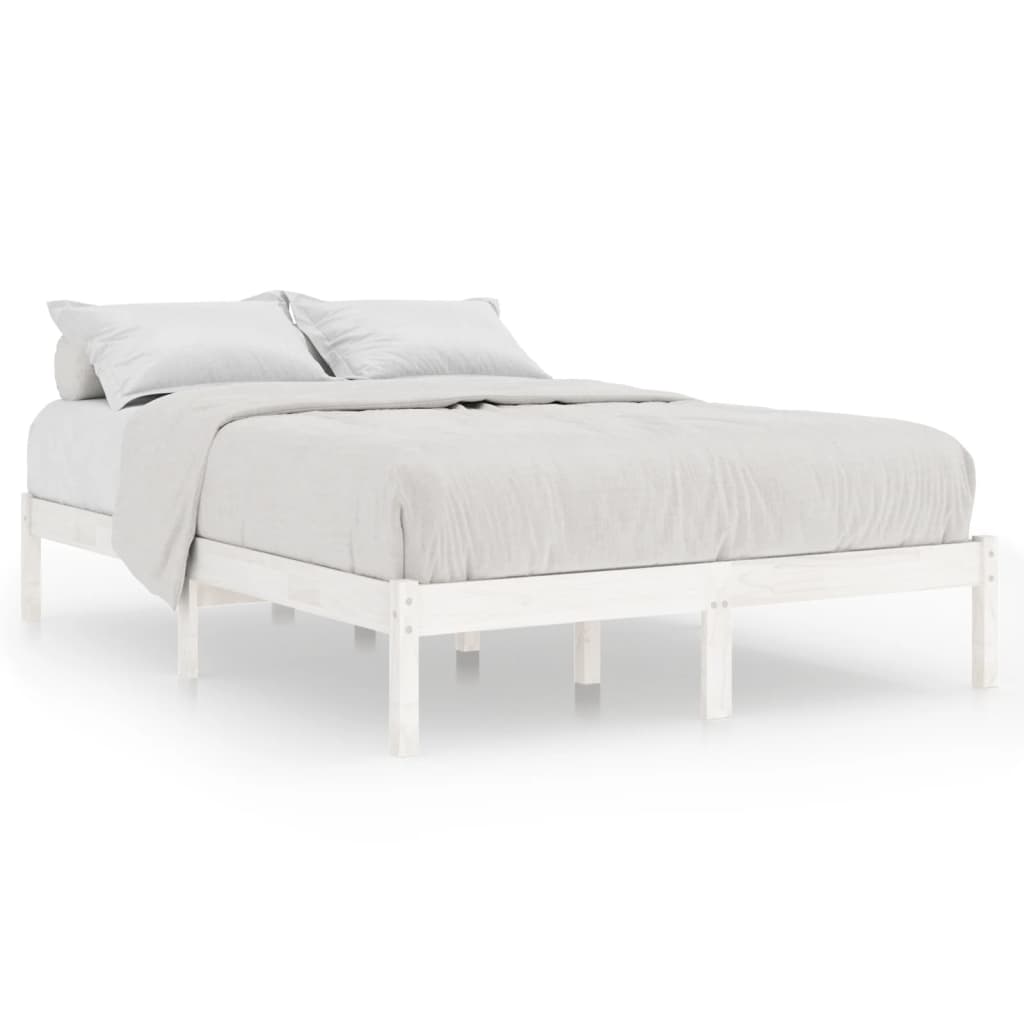 Sengeramme hvit heltre 180x200 cm Super King