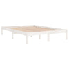 Sengeramme hvit heltre 180x200 cm Super King