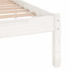 Sengeramme hvit heltre 180x200 cm Super King