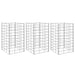 Gabion høybed 3 stk 30x30x50 cm jern