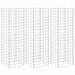 idaXL Gabion høybed 3 stk 30x30x100 cm jern vidaXL