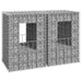 Gabionstolper 2 stk 40x40x60 cm jern