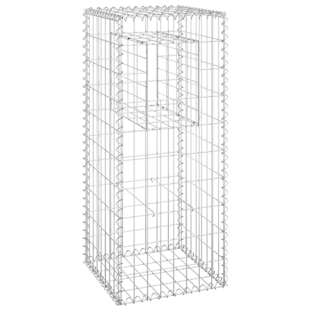Gabionstolper 2 stk 40x40x100 cm jern