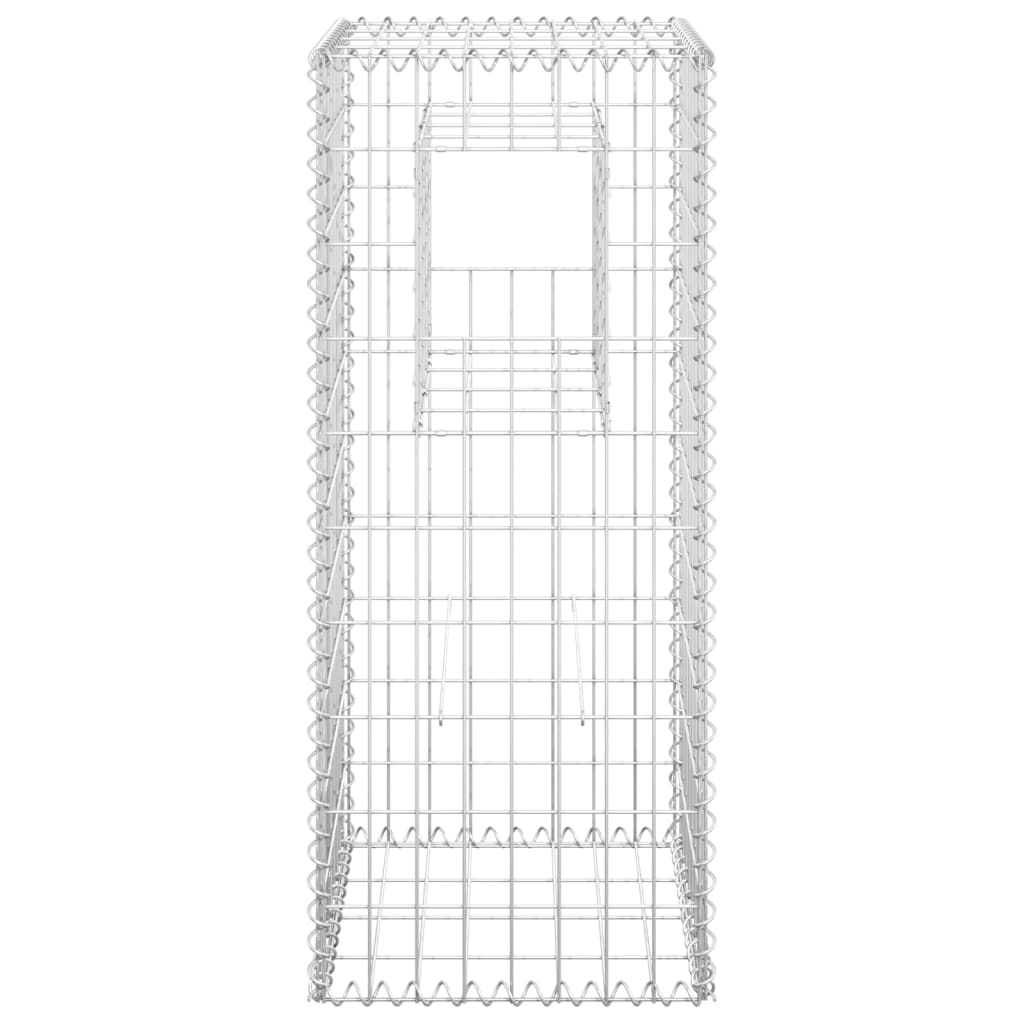 Gabionstolper 2 stk 40x40x100 cm jern