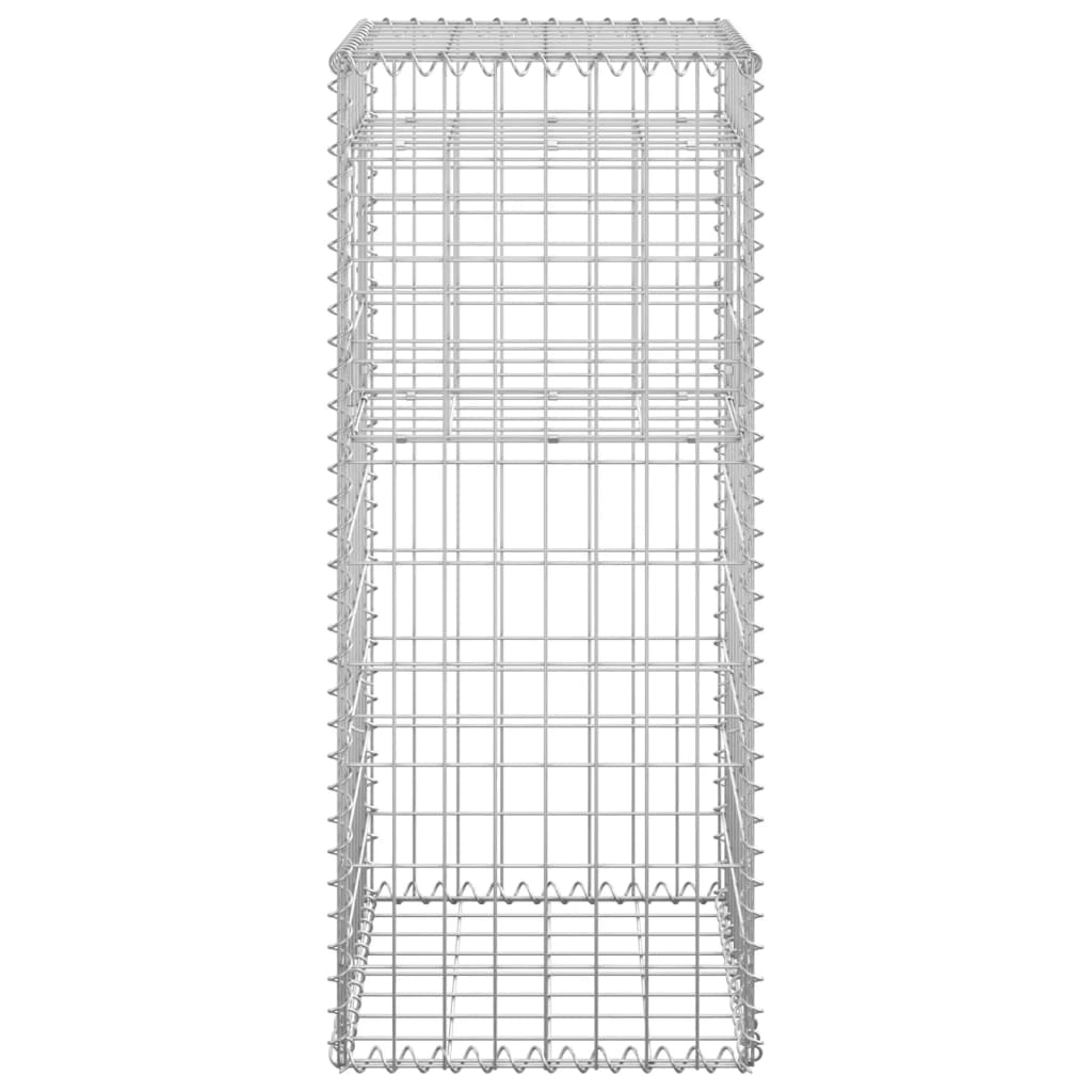 Gabionstolper 2 stk 40x40x100 cm jern