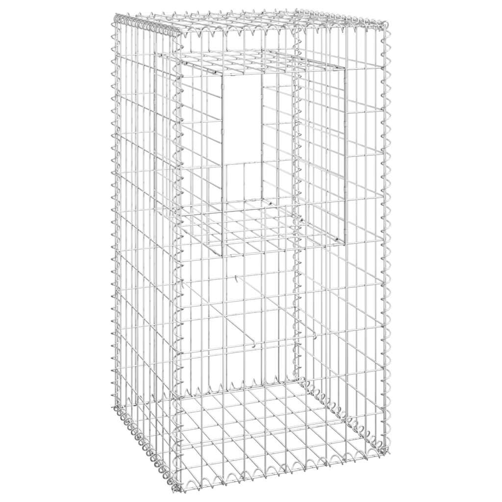 Gabionstolpe 50x50x100 cm jern vidaXL