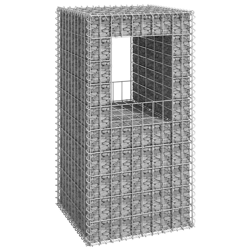 Gabionstolpe 50x50x100 cm jern vidaXL
