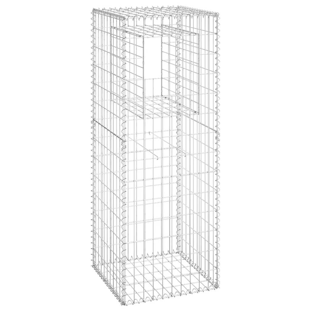 Gabionstolpe 50x50x140 cm jern vidaXL