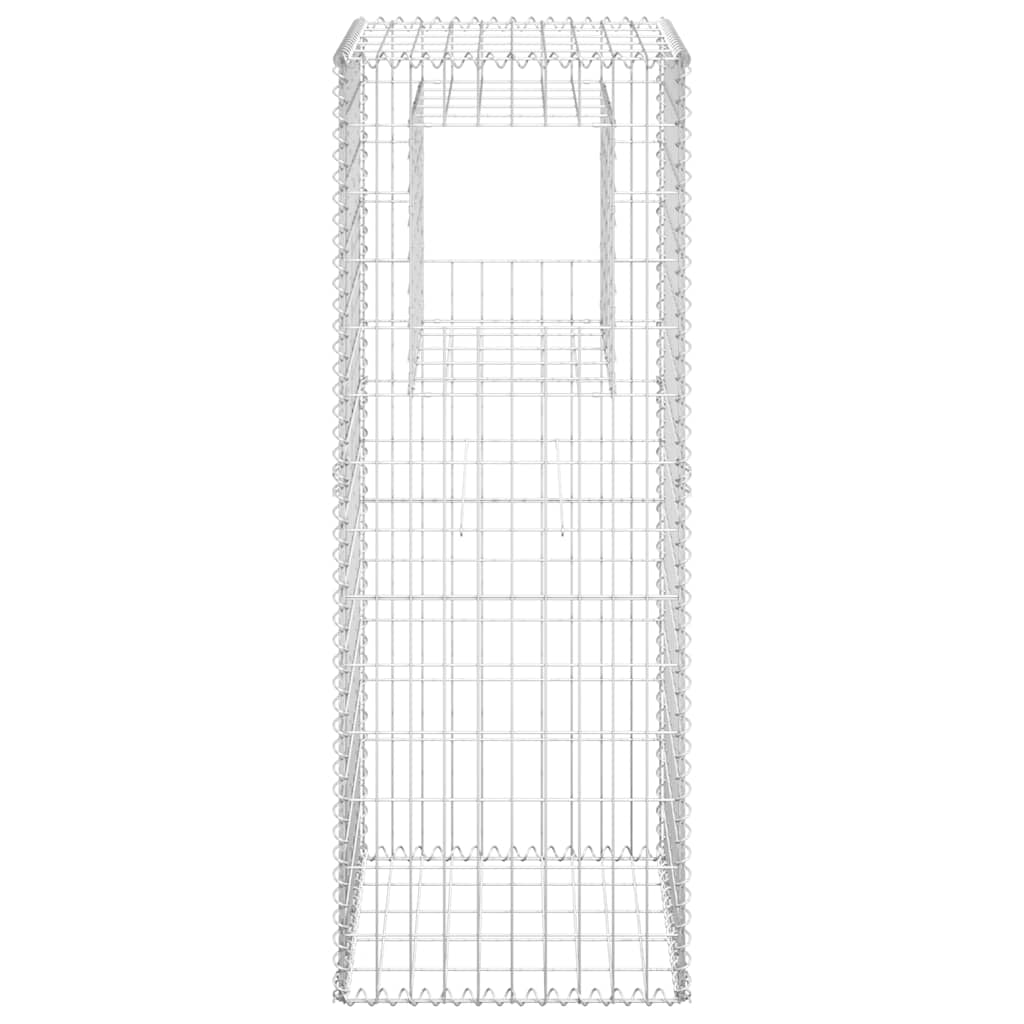 Gabionstolpe 50x50x140 cm jern vidaXL