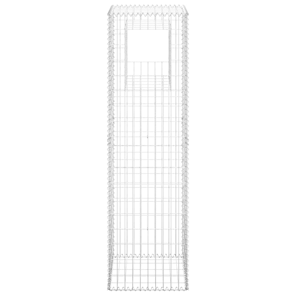 Gabionstolpe 50x50x180 cm jern vidaXL