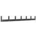 Gabionkurv u-formet med 7 stolper jern 740x20x100 cm