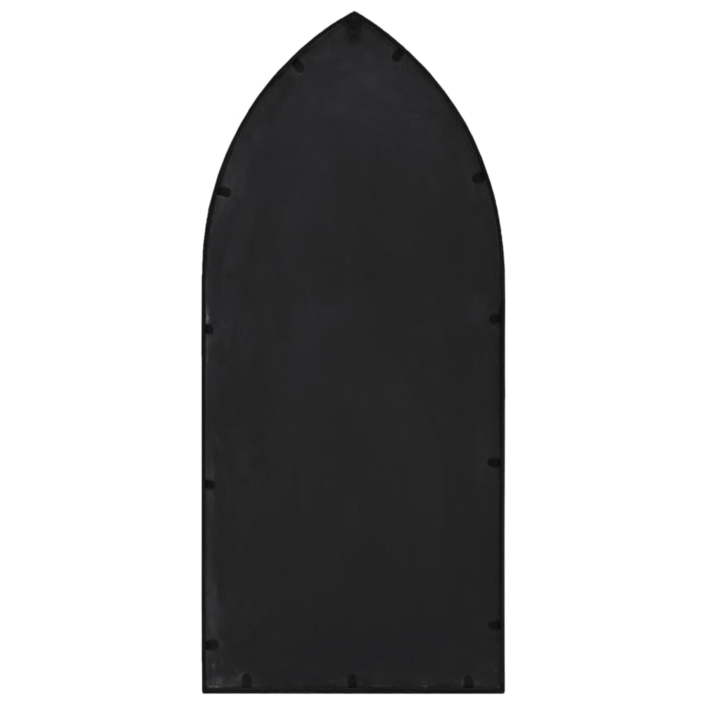 Hagespeil svart 100x45 cm for utendørs bruk jern