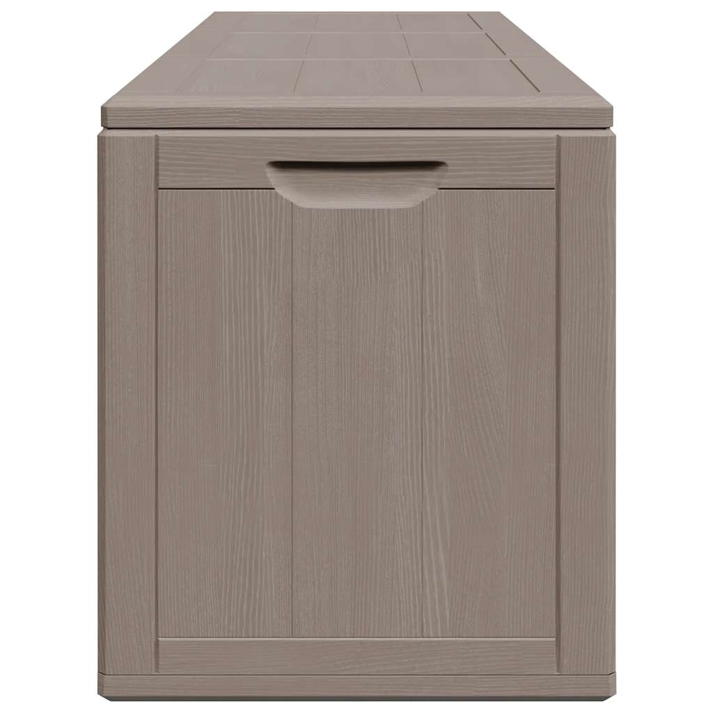 Putekasse for hage 270 L brun PP-treutseende