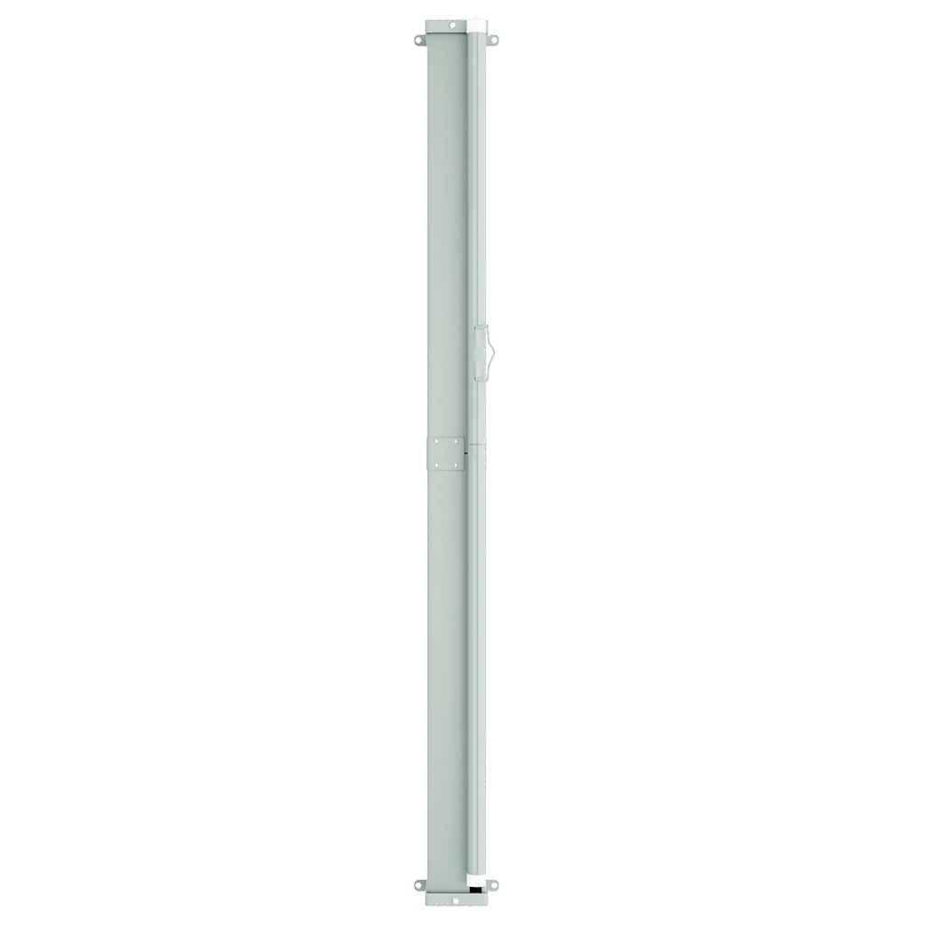 Uttrekkbar sidemarkise 117x600 cm kremhvit