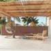 Uttrekkbar sidemarkise 117x600 cm brun
