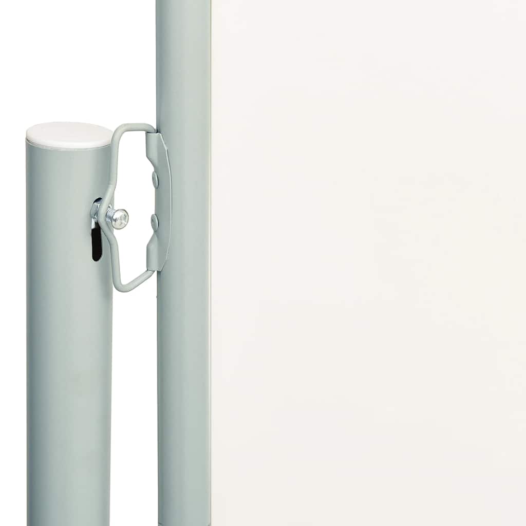 Uttrekkbar sidemarkise 180x600 cm kremhvit