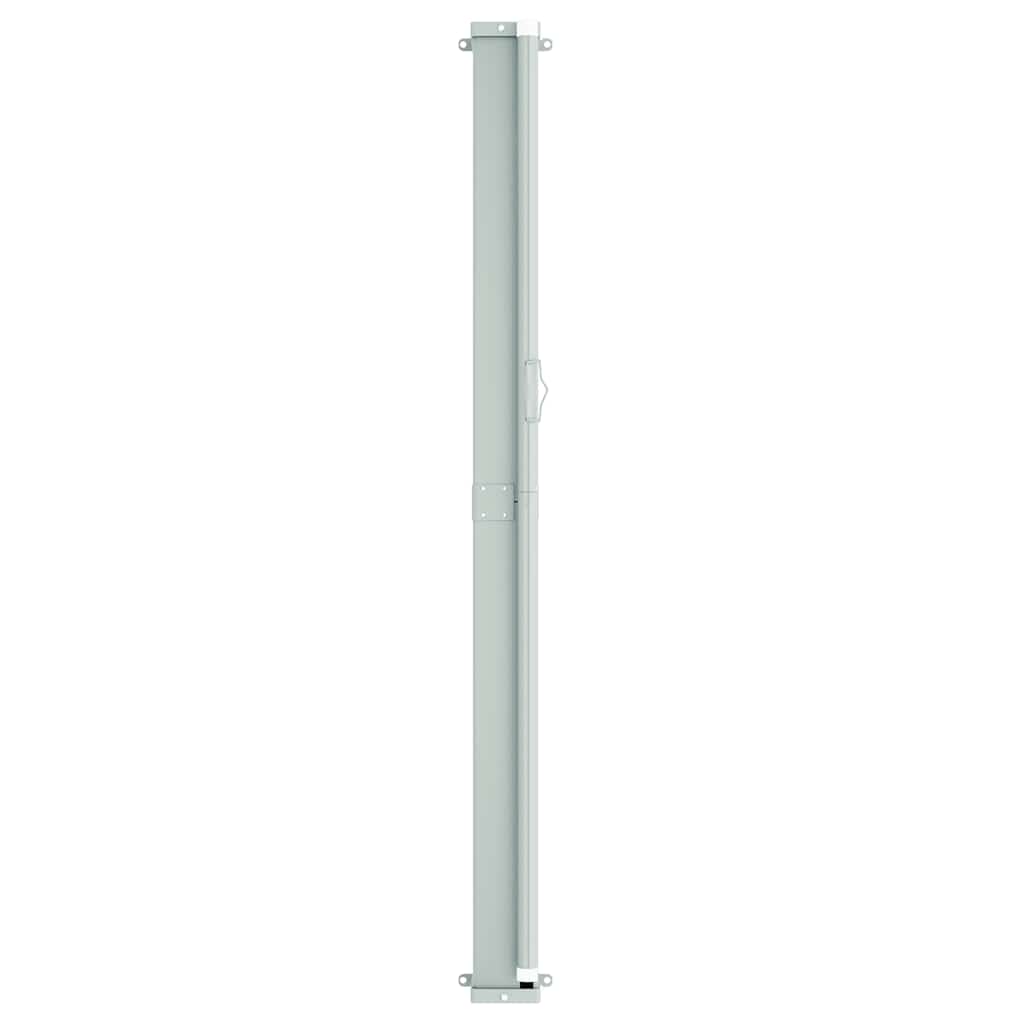 Uttrekkbar sidemarkise 180x600 cm grå