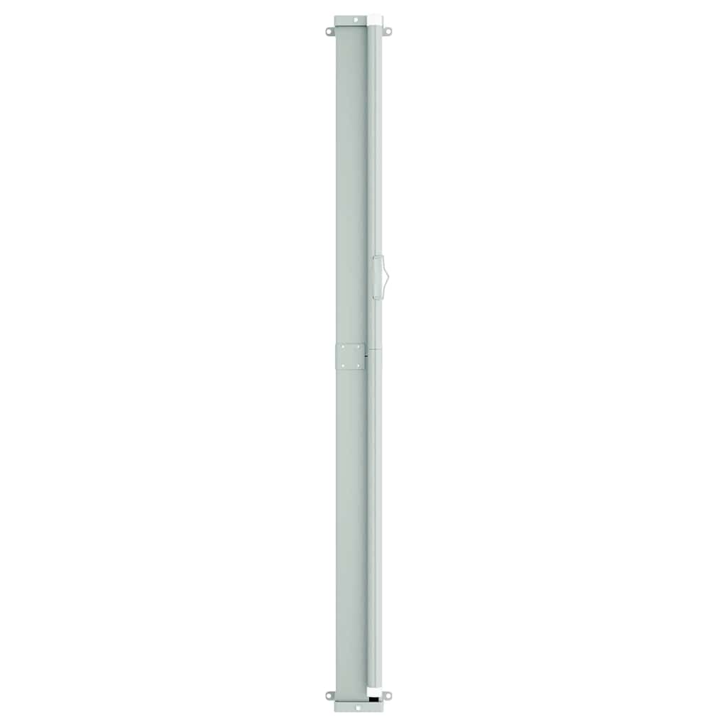 Uttrekkbar sidemarkise 200x600 cm kremhvit
