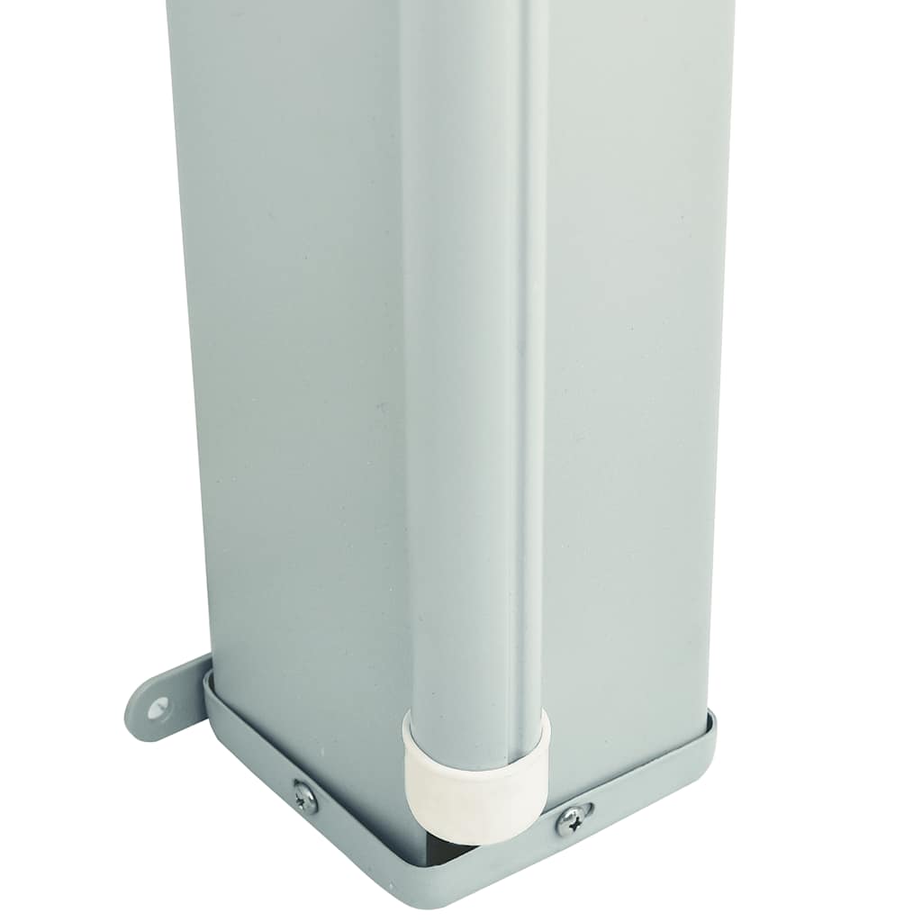 Uttrekkbar sidemarkise 200x600 cm rød