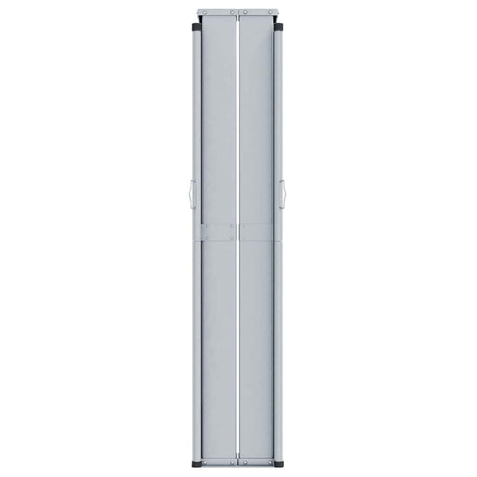 Uttrekkbar sidemarkise 180x600 cm svart