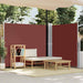Uttrekkbar sidemarkise 180x600 cm brun