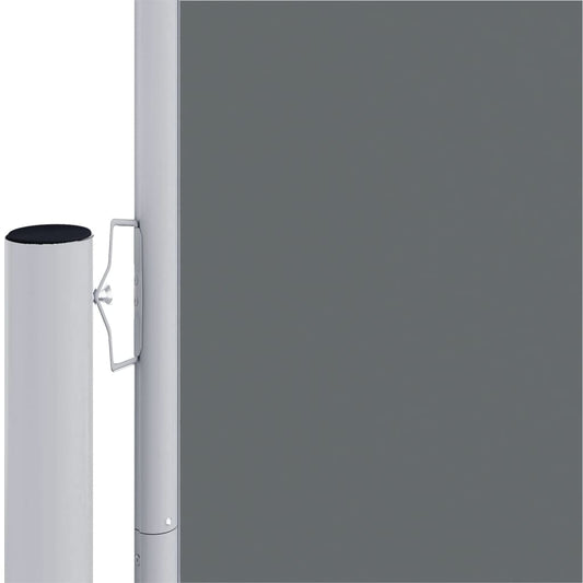 Uttrekkbar sidemarkise 180x1000 cm antrasitt