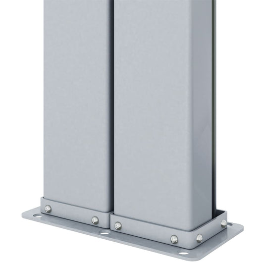 Uttrekkbar sidemarkise 180x1000 cm antrasitt