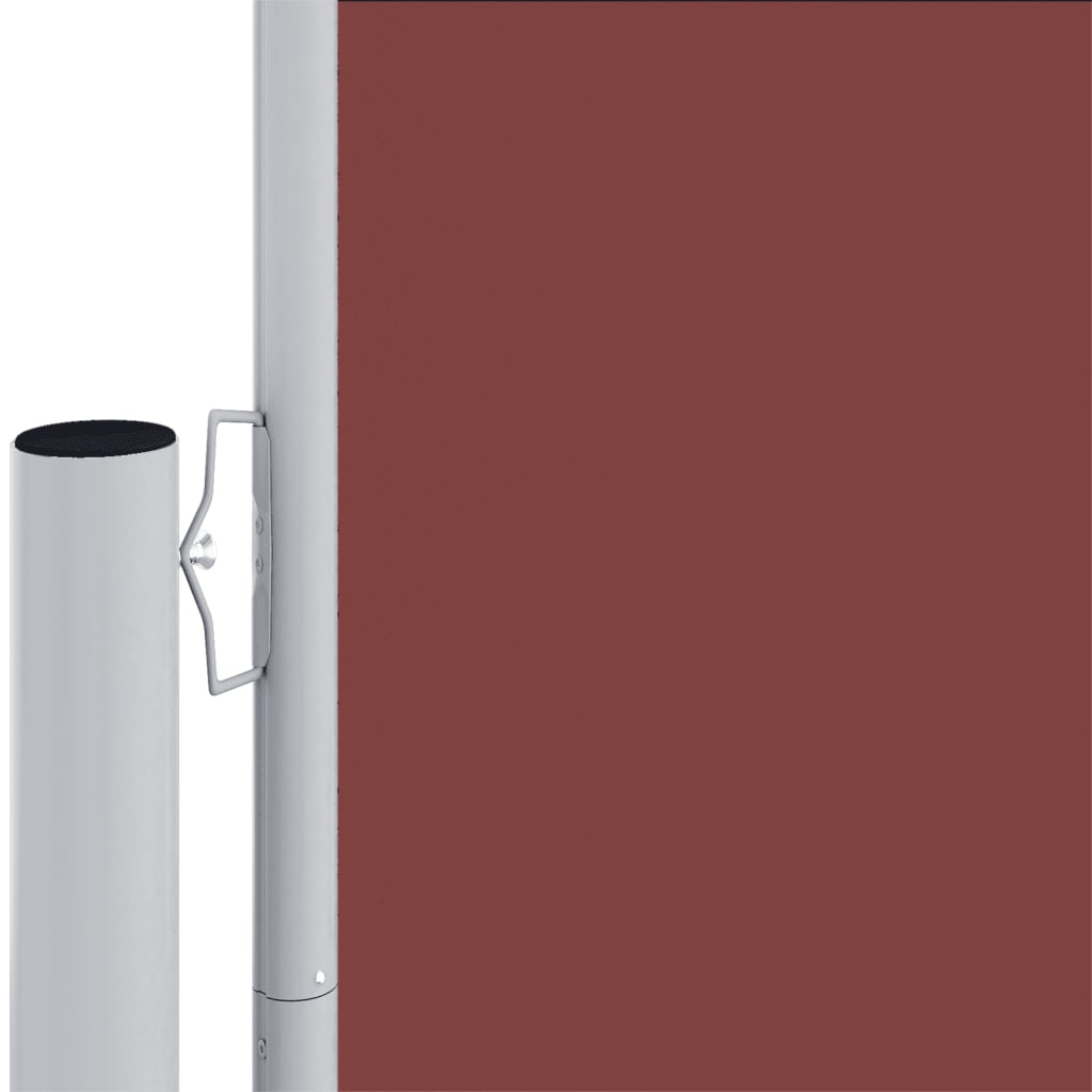 Uttrekkbar sidemarkise 180x1000 cm brun