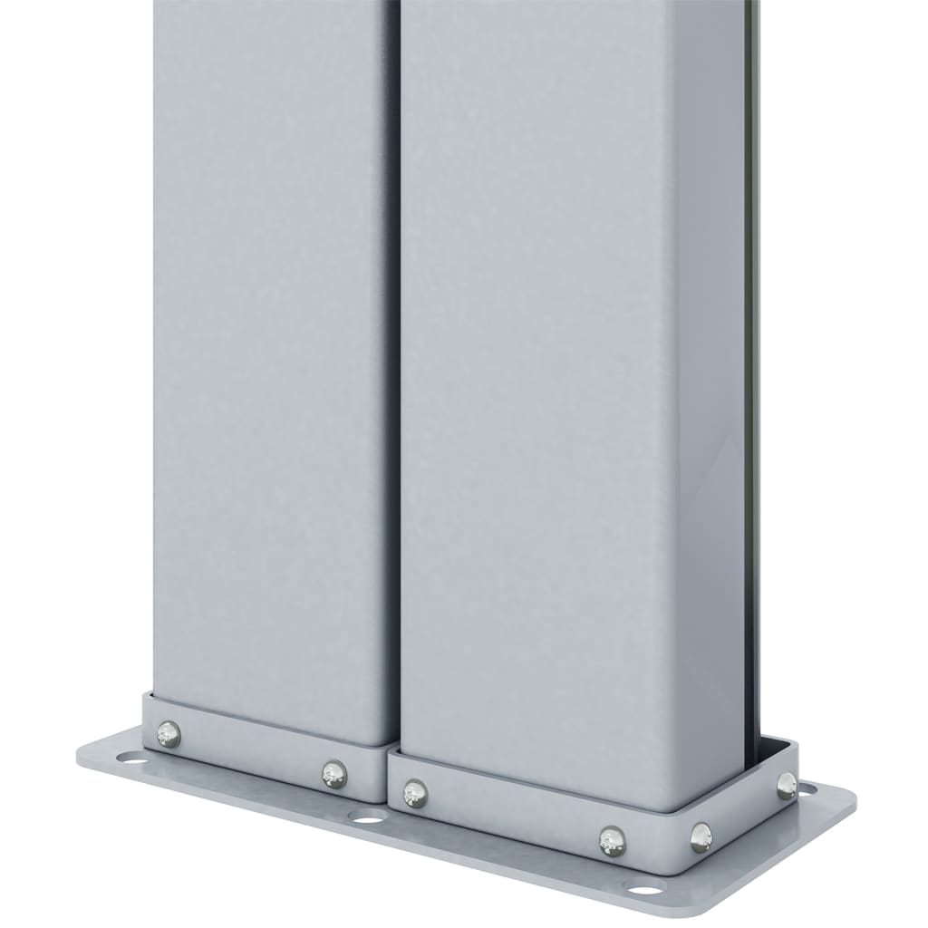 Uttrekkbar sidemarkise 180x1000 cm brun