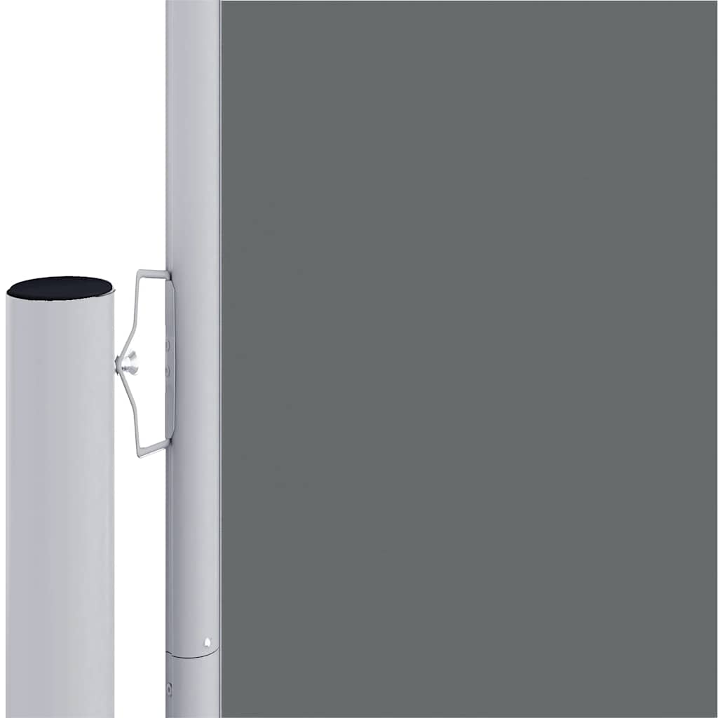 Uttrekkbar sidemarkise 200x1000 cm antrasitt