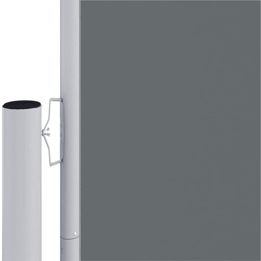 Uttrekkbar sidemarkise 220x1000 cm antrasitt