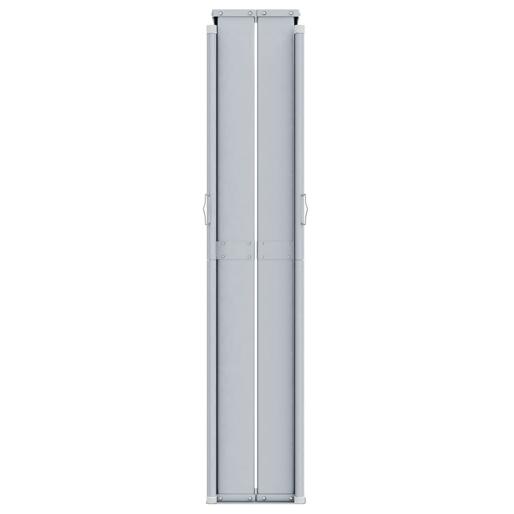 Uttrekkbar sidemarkise 160x1200 cm kremhvit