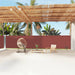 Uttrekkbar sidemarkise 160x1200 cm brun