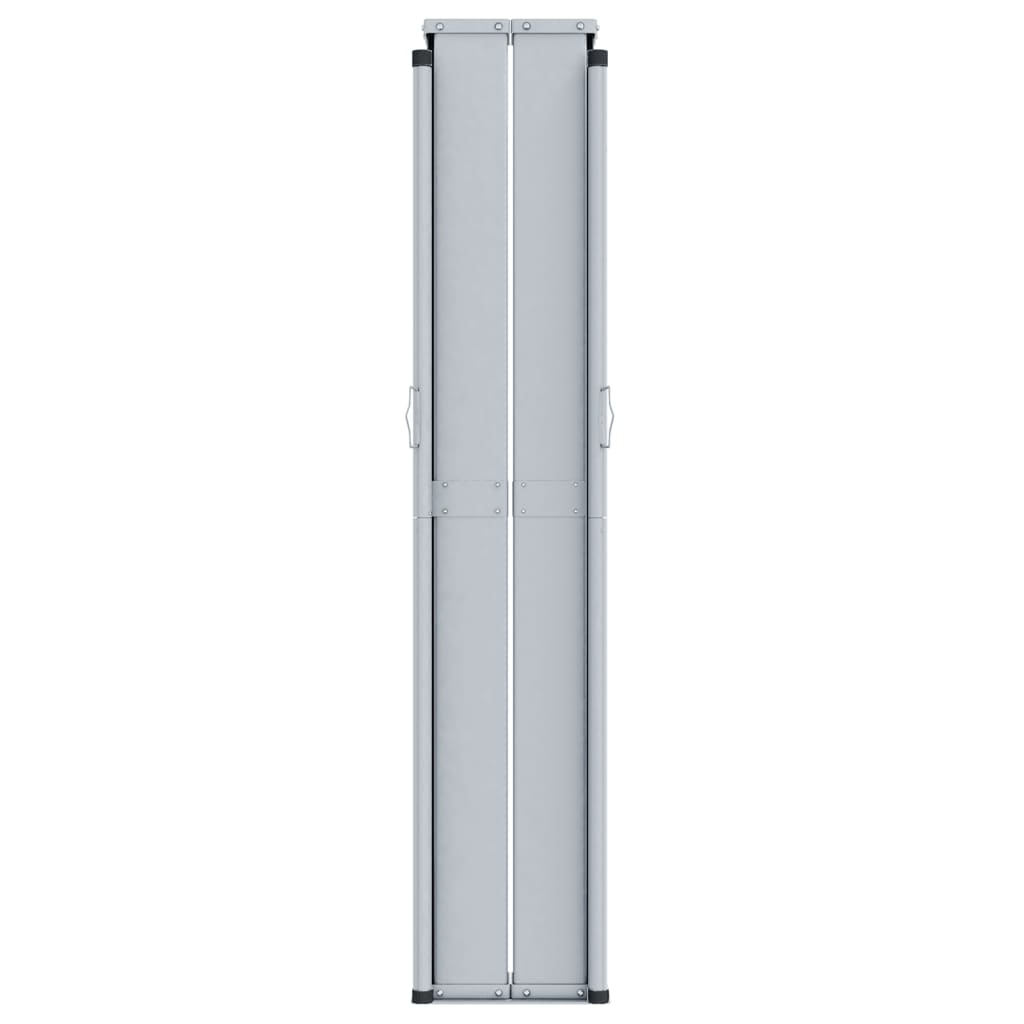 Uttrekkbar sidemarkise 180x1200 cm svart
